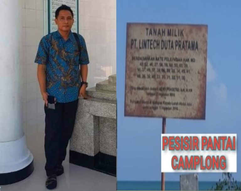 Aktivis Se Kabupaten Sampang Pertanyakan Lahan Pesisir Yang Dikuasai PT.LINTECH DUTA PRATAMA.