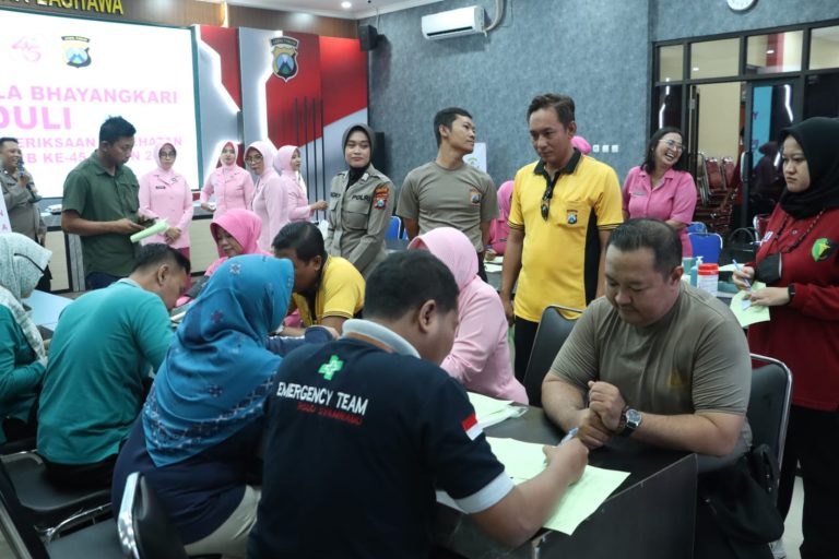 Polres Bangkalan Gelar Donor Darah Rutin, Ajak Masyarakat Peduli dengan Sesama*