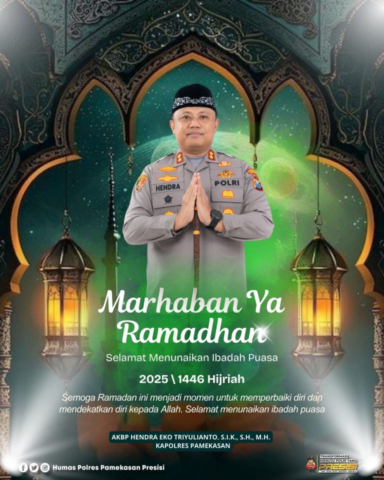 Kapolres Pamekasan : Selamat berpuasa! Semoga kita menjadi pribadi yang lebih baik