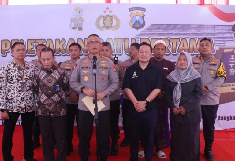 Kapolda Jatim Laksanakan Groundbreaking Perumahan Bersubsidi untuk Anggota Polri*