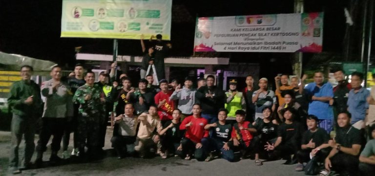 IPSI Kertosono Pasang Benner Ucapan Ramadhan, Kapolres Nganjuk: Bentuk Solidaritas dan Komitmen Jaga Kondusifitas