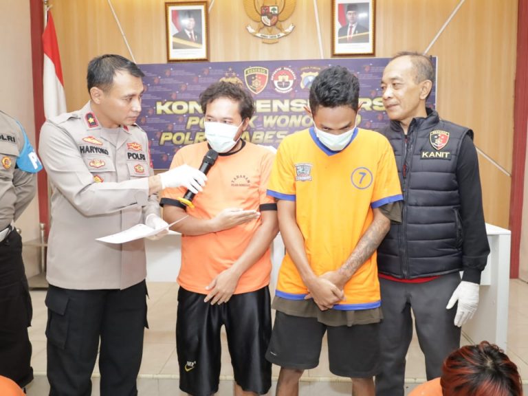 Polsek Wonocolo Ungkap Kasus Pencurian dengan Pemberatan, 4 Tersangka Berhasil Dibekuk