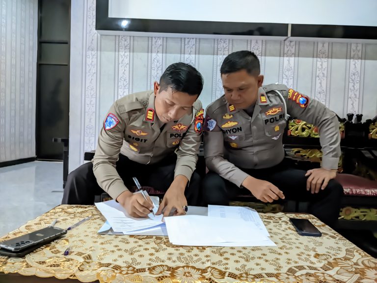Pelimpahan Barang Bukti Sepeda Motor dari Satlantas Polres Bangkalan ke Satlantas Polres Sampang