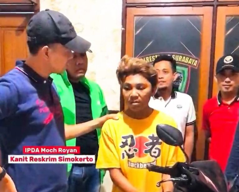 Tukang Ngamen Nyambi Maling Motor Berhasil Ditangkap Polsek Simokerto