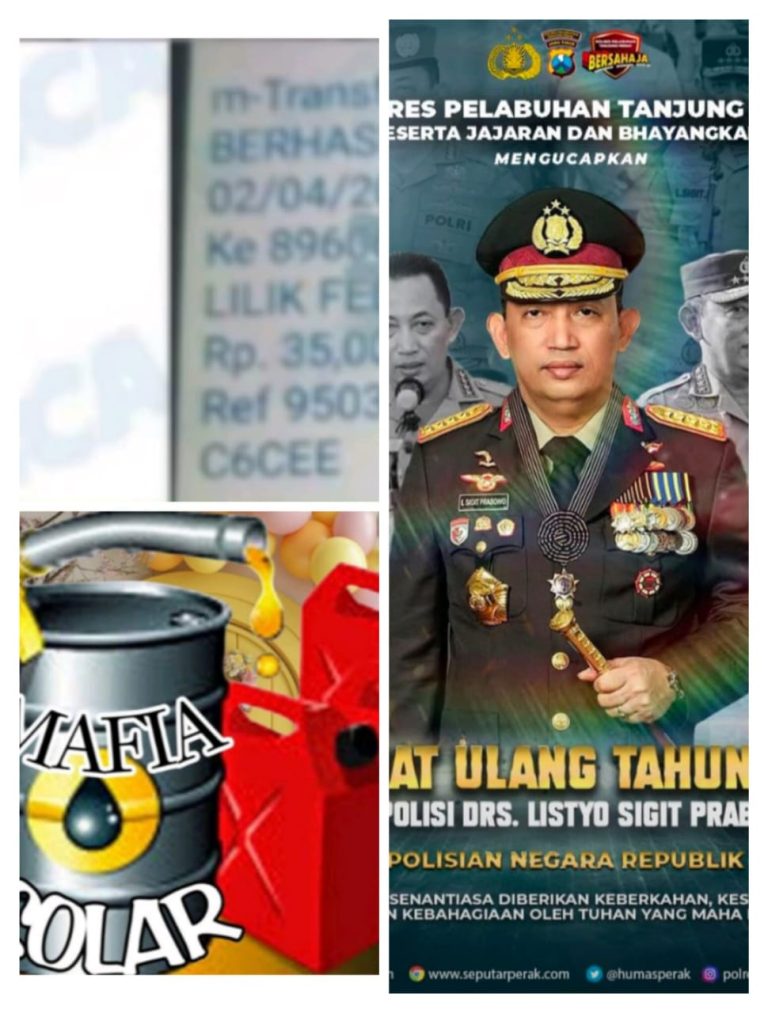 Hari Jadi ke 56 Tahun, Kapolri Diterpa Isu Jajaran Polres Sampang Mendapat Upeti Dari Pengusaha Solar Ilegal