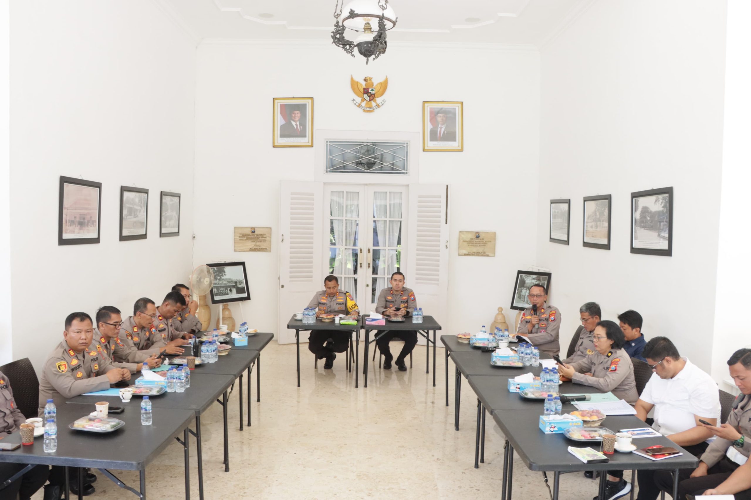 Kapolres Kediri Kota Pimpin Anev Kamtibmas 