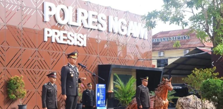 Kapolres Ngawi Pimpin Upacara Hari Kebangkitan Nasional ke-117: Tegaskan Semangat Bangkit Bersama Wujudkan Indonesia Kuat