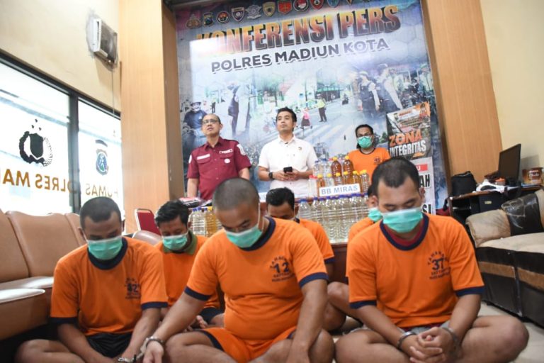 Polres Madiun Kota Berhasil Amankan Belasan Tersangka Kasus Pengeroyokan dan Penganiayaan