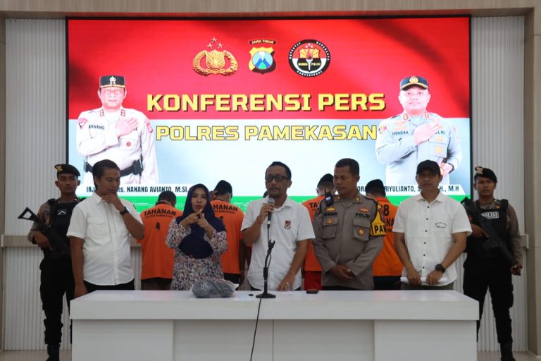 Respon Cepat Polres Pamekasan Berhasil Amankan 4 Tersangka Spesialis Curanmor