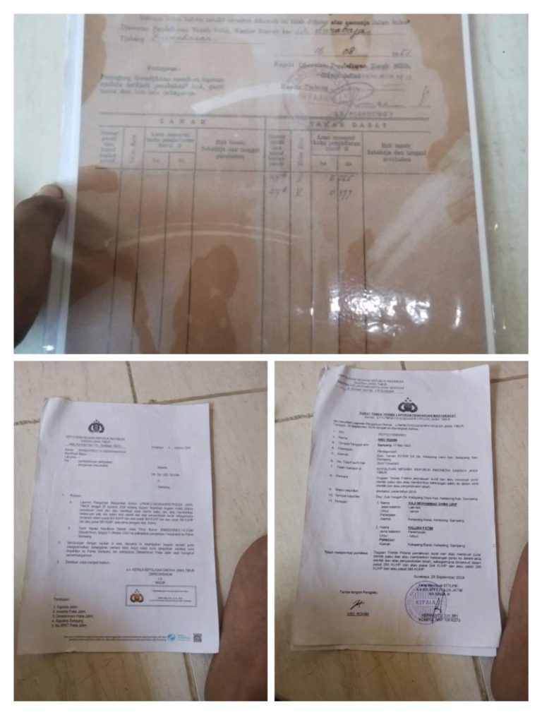 Polisi Diminta Untuk Usut Tuntas Kasus Penyerobotan Tanah Di Ketapang, Sampang 