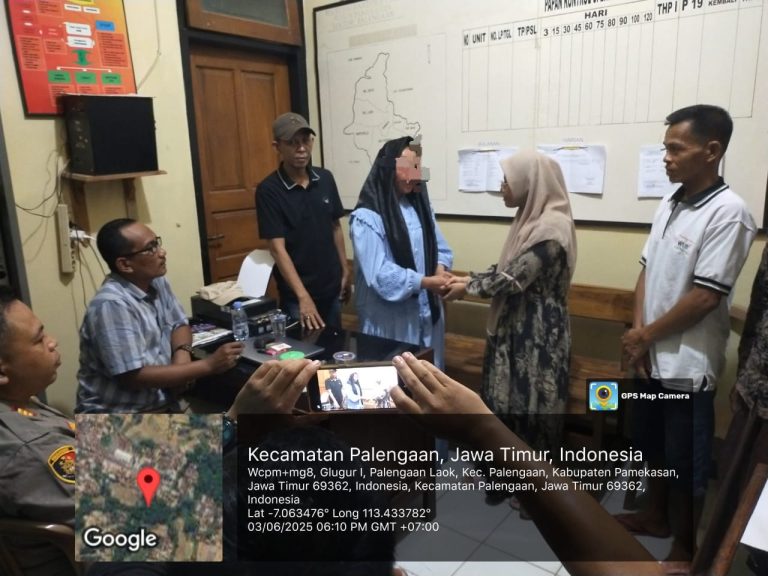 Pencuri Toko Kelontong Ditangkap, Polsek Palengaan Jadi Mediator Proses Damai
