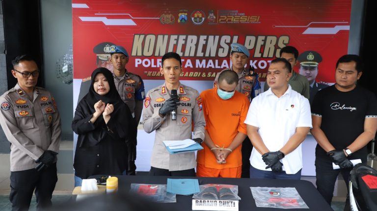 Polresta Malang Kota Berhasil Amankan Begal Driver Ojol Buron Tiga Bulan*