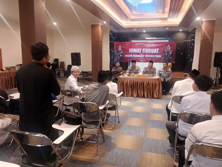 Jumat Curhat Polres Pelabuhan Tanjung Perak Ajak Mahasiswa Jadi Polisi Bagi Diri Sendiri