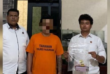 Satreskoba Polres Pasuruan Kembali Tangkap Pengedar Sabu di Gempol