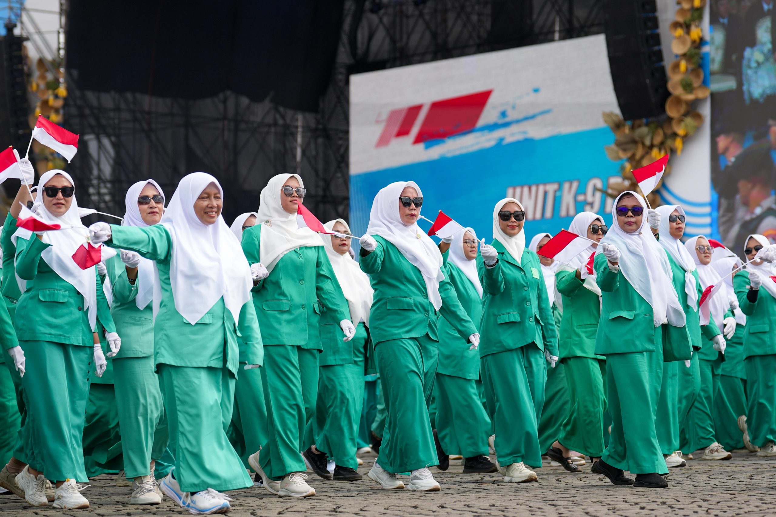 Fatayat NU Turut Andil Dalam HUT Bhayangkara ke-79, Kadiv Humas: Mari Terus Bersinergi Membangun Bangsa