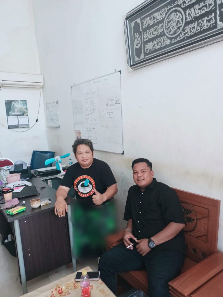 Direktur Informasi Publik Silaturahmi ke Advokat Dwi Heri Mustika SH MH 