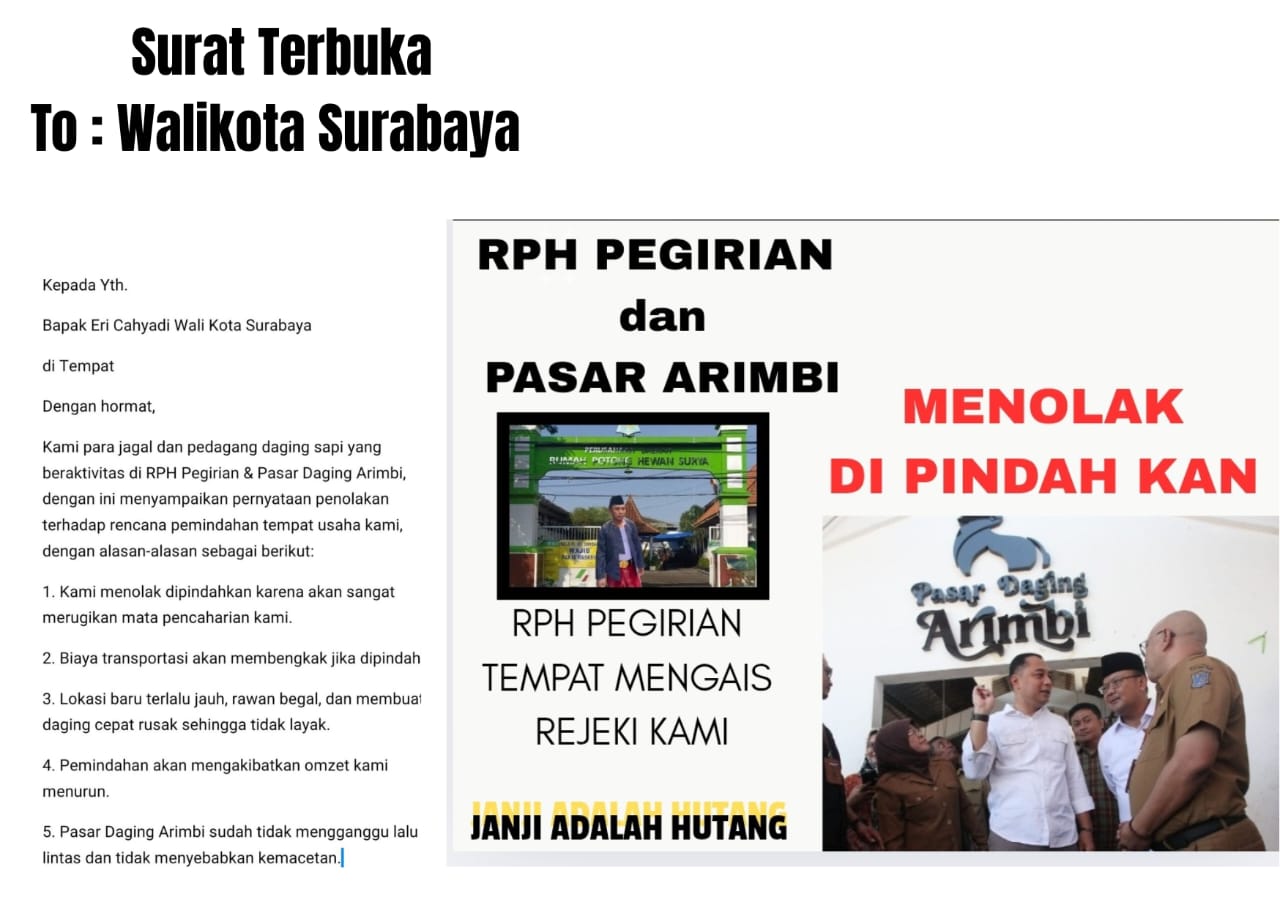 Pedagang Daging Sapi Ingatkan Pemkot : Jangan Bunuh Usaha Kami dengan Relokasi