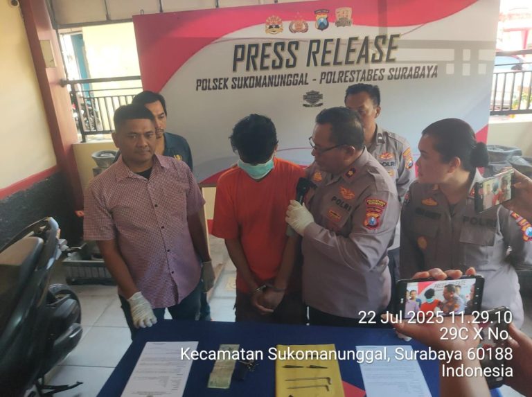 Maling Motor Babak Belur di Simo Hilir, Warga Lebih Dulu Pergoki Saat Beraksi