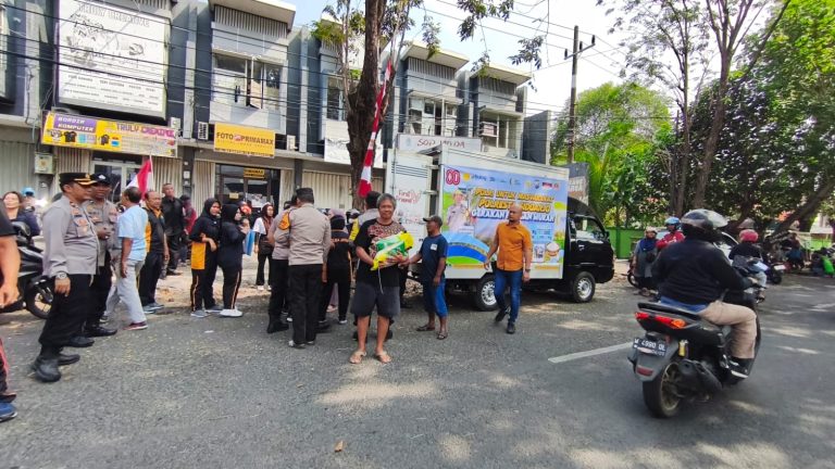 Polresta Sidoarjo Gelar Gerakan Pangan Murah Serentak di 18 Kecamatan
