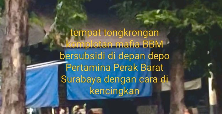 Viral di Medsos, Aksi Mafia BBM di Perak Barat Bobol Parkir Tangki Pertamina