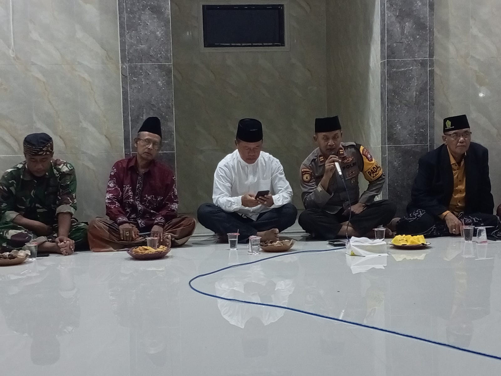 Kapolsek Kalitengah Bersama Forkopimda Siap Jaga kondusivitas