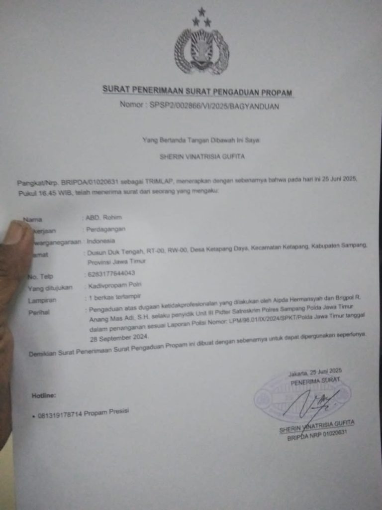Temuan Bukti Baru, Ahli Waris Mat Saleh Amin Adukan Penanganan Kasus Sengketa Tanah ke Propam