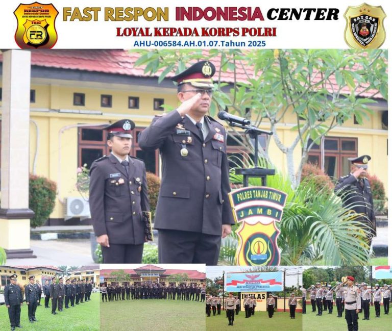 Polres Tanjung Jabung Timur Gelar Upacara Peringati Hari Kesaktian Pancasila 1 Oktober