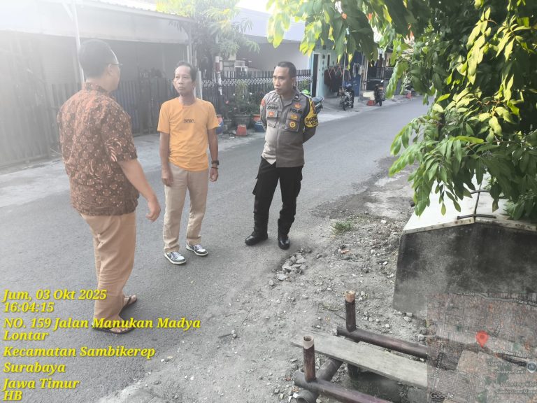 Polsek Tandes Dalami Aksi Pencurian Kabel Telkom di Manukan Madya Surabaya