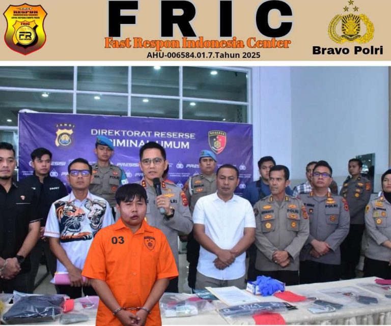 Tim Gabungan Polda Jambi Berhasil Tangkap Diki Pelaku Pencuri Mobil Pajero Yang Tega Bunuh Korbannya 