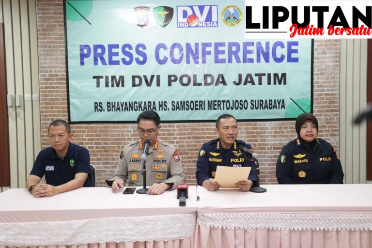 Tim DVI Polda Jatim Telah Berhasil Identifikasi 50 Jenazah Santri Al-Khoziny Sidoarjo