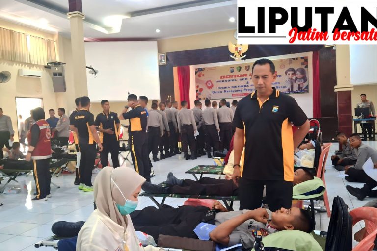 Misi Kemanusiaan SPN Polda Jatim Kumpulkan 170 Kantong Darah Wujudkan Program Kampus Sehat