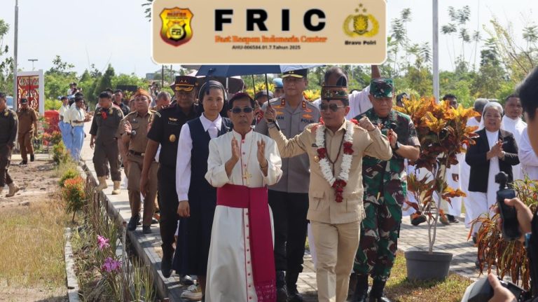 Kapolda Kalteng Hadiri Peresmian Jalan Salib Catholic Center Palangka Raya, Ajak Perkuat dan Jaga Toleransi Beragama