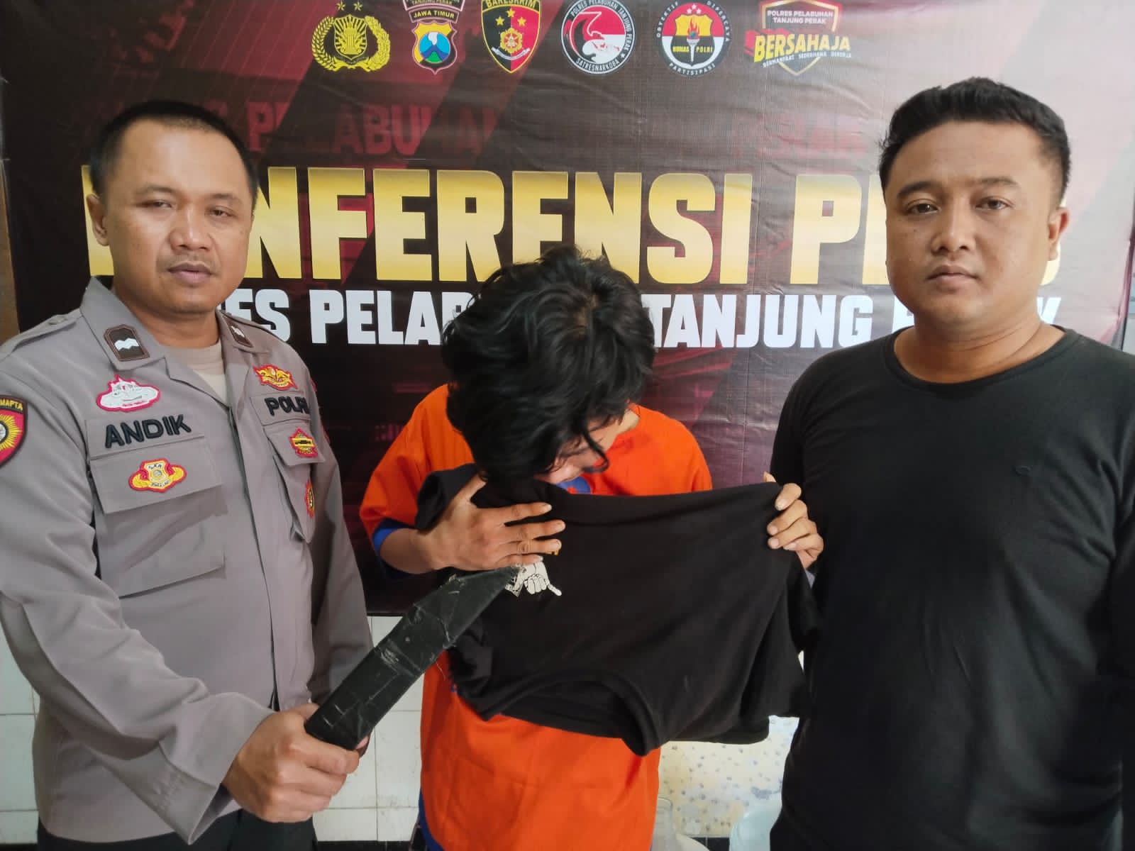 Polsek Kemjeran Tangkap Pelaku Kekerasan Dalam Rumah Tangga di Bulak Banteng Surabaya