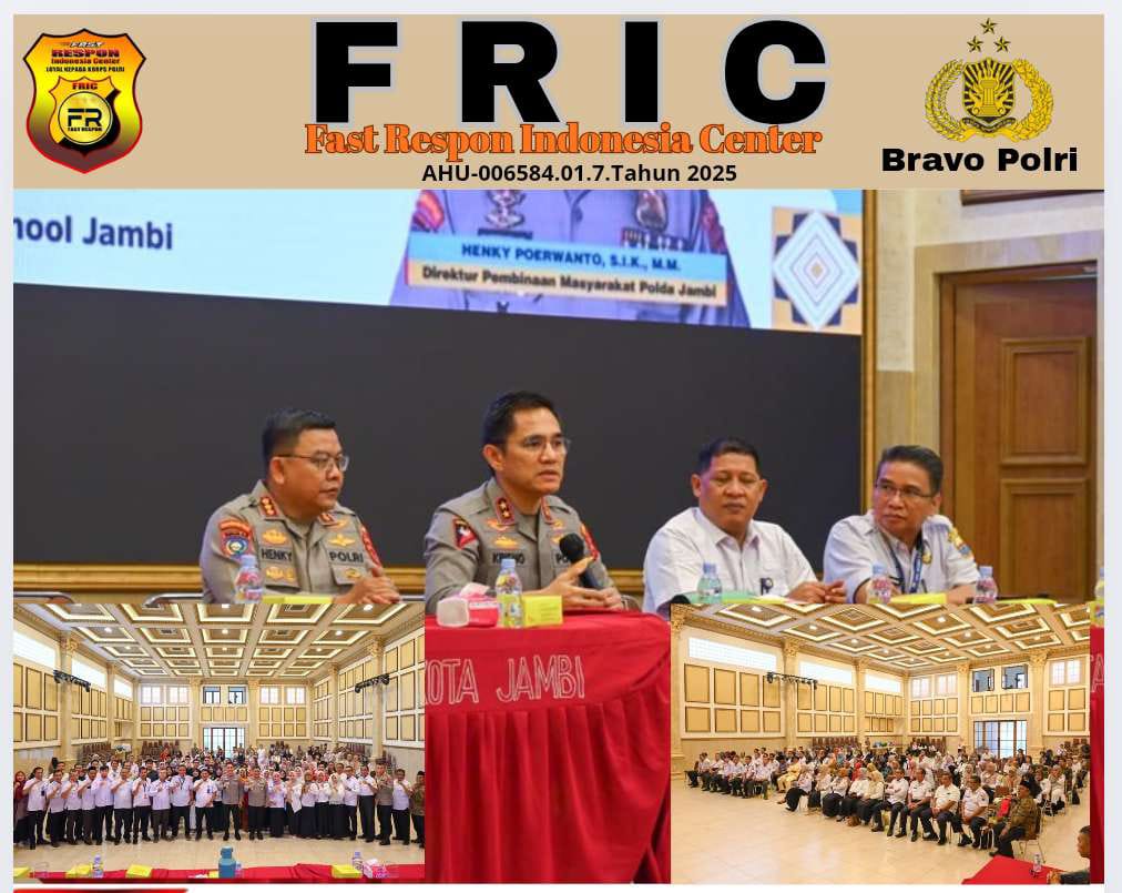 Kapolda Jambi : BK Berperan Strategis sebagai Mitra Polri Dalam Membentuk Karakter dan Mental Generasi Muda di tengah Tantangan Era Digital.