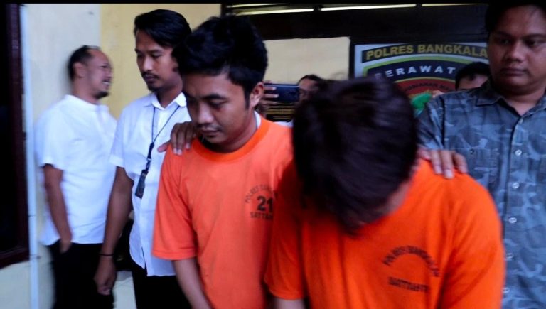 Viral Jambret Kalung di Pom Mini, Satreskrim Polres Bangkalan Berhasil Bekuk 2 Pelaku
