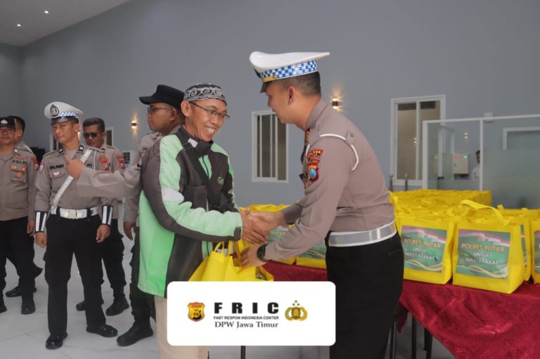 Polres Blitar Gandeng Driver Ojol Kamtibmas Guna Wujudkan Harkamtibmas yang Kondusif