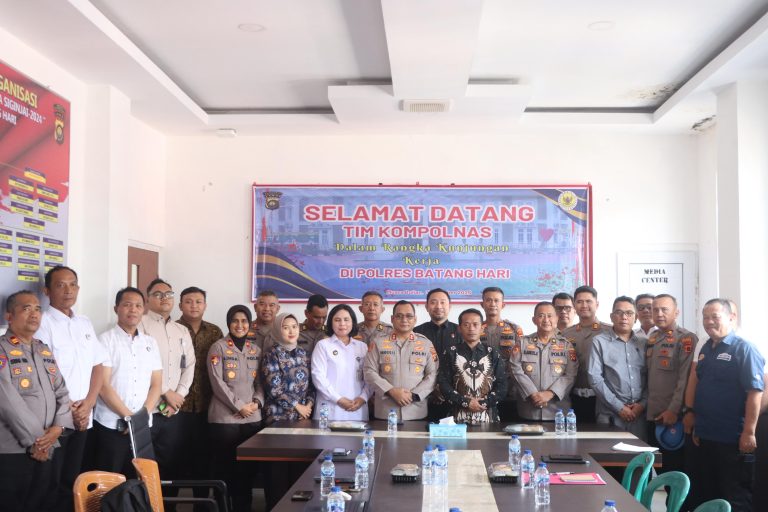 Kompolnas RI Lakukan Kunjungan Kerja Ke Polres Batanghari 