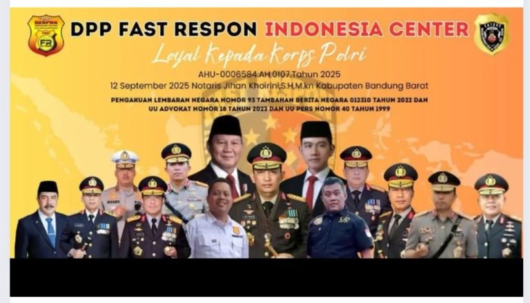 Ketum FRIC H. Dian Surahman : Sebelum Pelantikan , Semua Ketua Hingga Pengurus Harus Solid Terhadap Polri 