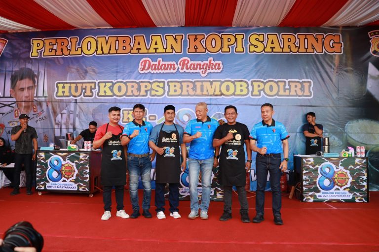 Kapolda Aceh Buka Lomba Kopi Saring HUT ke-80 Brimob