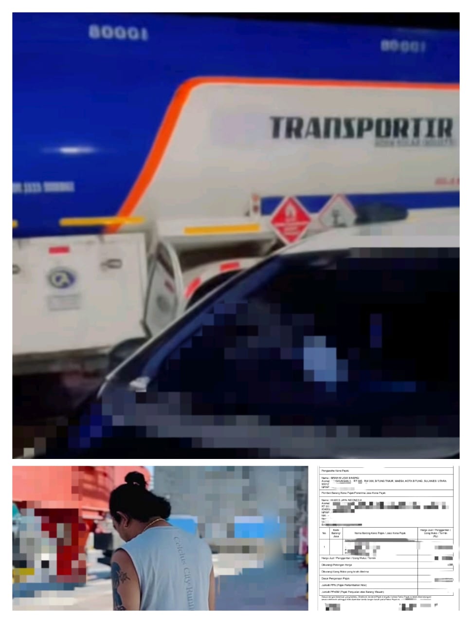 Bos RFI Diduga Gunakan Faktur Pajak Aspal dan Mainkan BBM Bersubsidi di Bitung