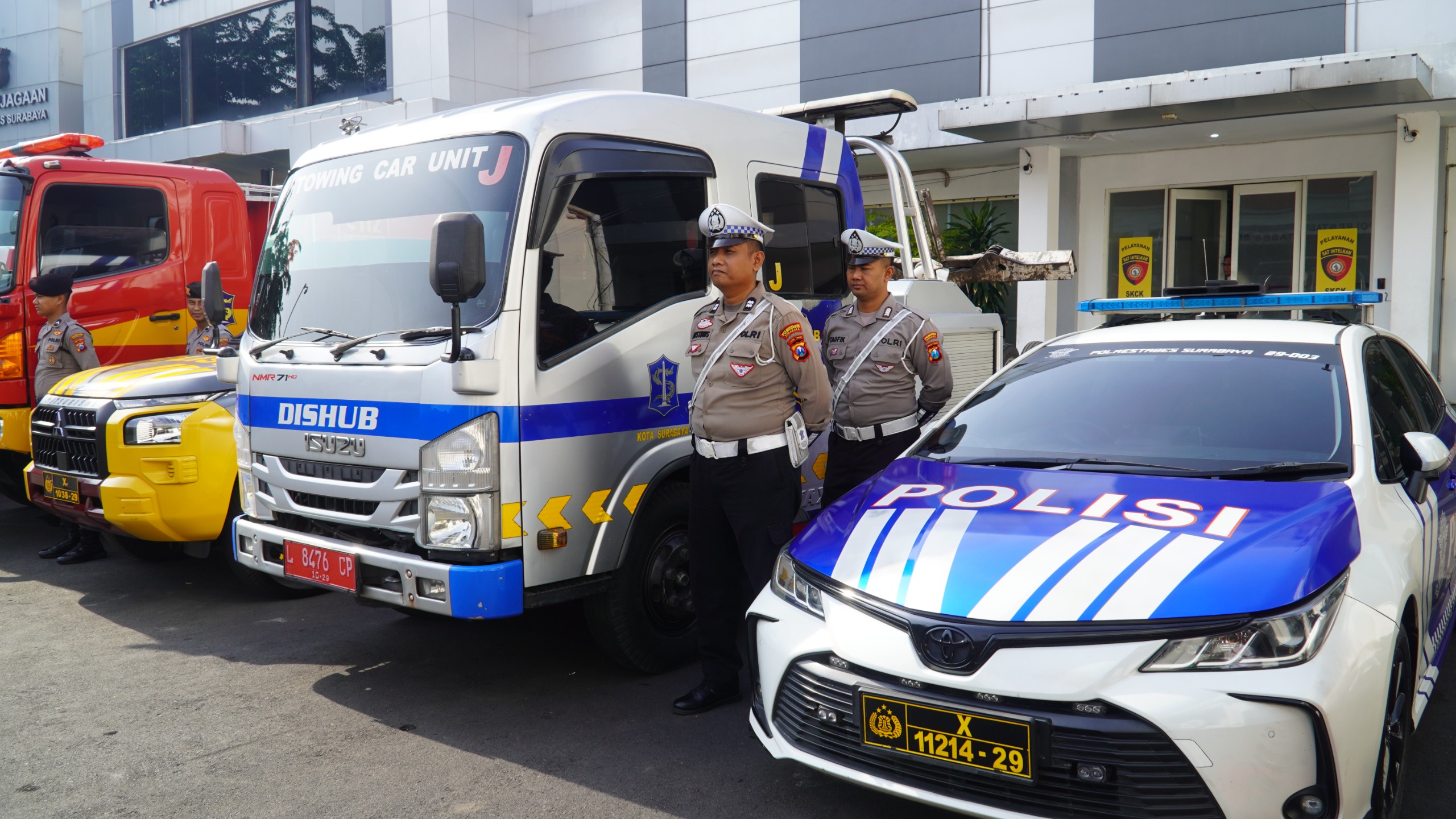 Antisipasi Bencana Hidrometeorologi Polrestabes Surabaya Gelar Apel Kesiapsiagaan 