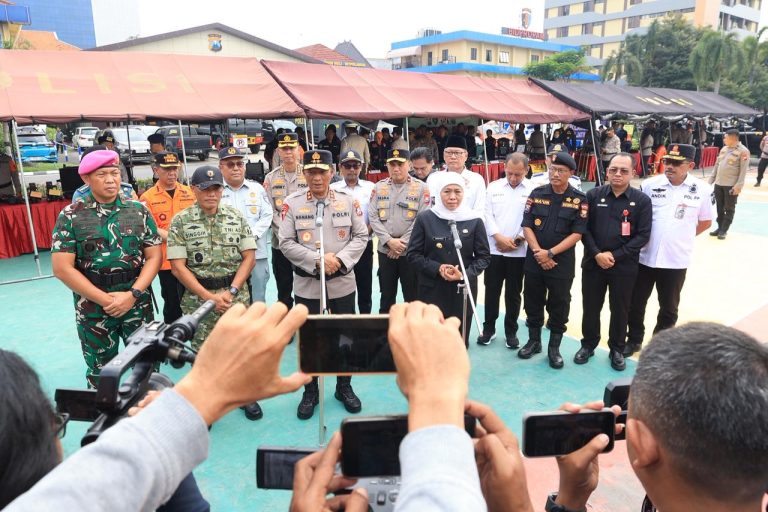 Polda Jatim Bersama Pemprov Siagakan Personel Gabungan Antisipasi Bencana Hidrometeorologi