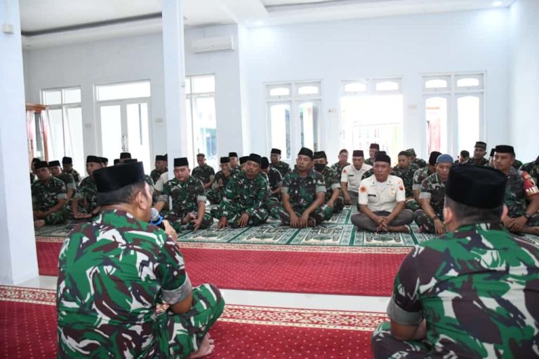 Maknai Pengorbanan, Kasdim 0822 Pimpin Doa Pahlawan di Makodim 0822 Bondowoso