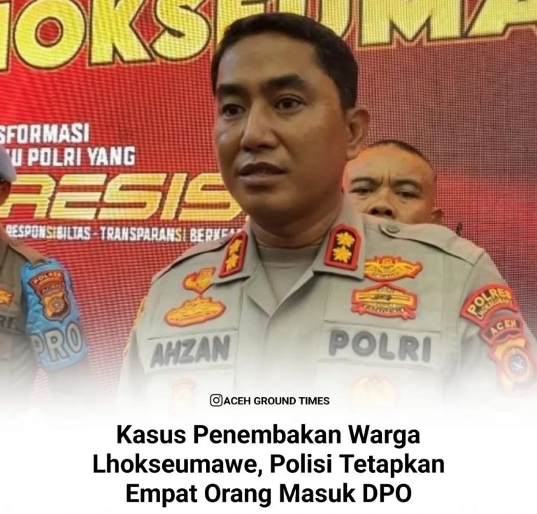 Satreskrim Polres Lhokseumawe Masih Memburu Empat Orang Yang Terlibat Dalam Kasus Penembakan