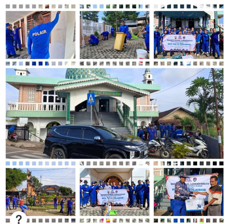 Wujudkan Toleransi antar agama, Ditpolairud Polda Jambi Gelar Bhakti Sosial di Tiga Rumah Ibadah dalam Rangka HUT Polairud ke-75