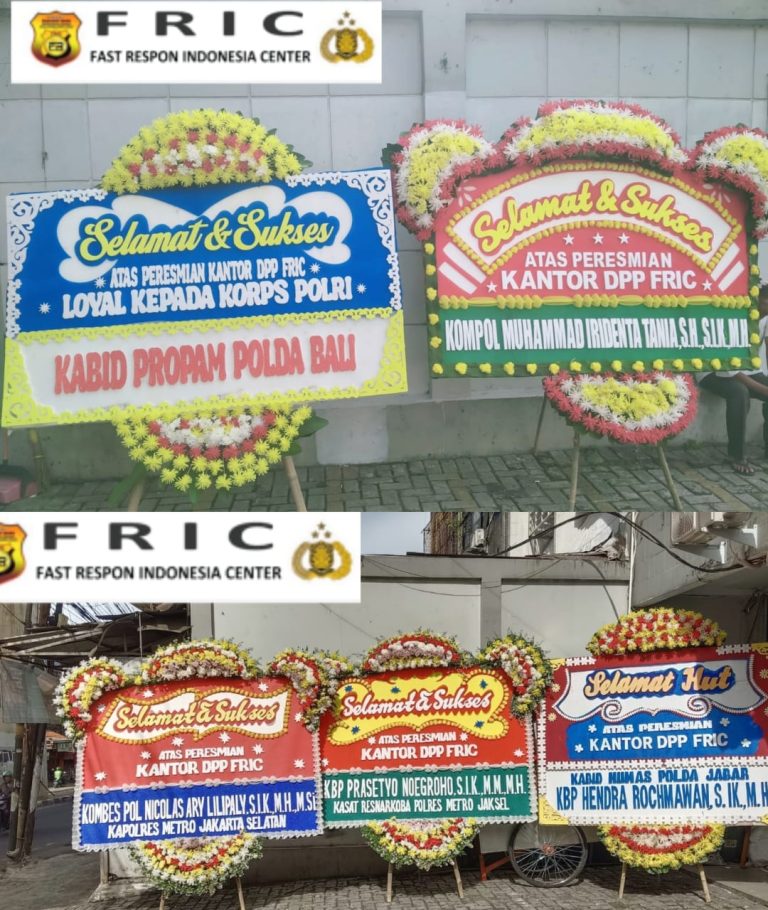 Sekjen FRIC Sampaikan Terima Kasih atas Kiriman Bunga Ucapan di Peresmian Kantor DPP FRIC