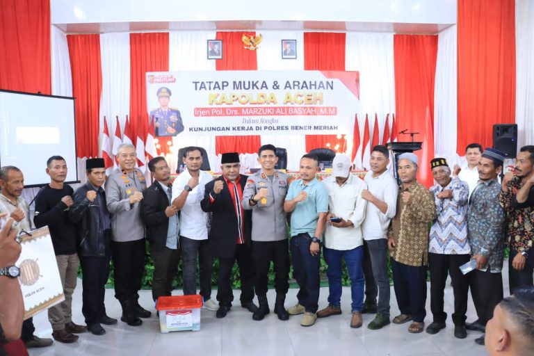 Kunker di Polres Bener Meriah, Kapolda Aceh Tekankan Penguatan Kamtibmas dan Pelayanan Publik