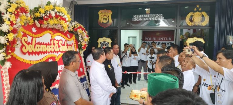 Peresmian Kantor DPP Fast Respon Indonesia Center Sekaligus Pelantikan DPW se-Indonesia Dihadiri Pejabat Tinggi Mabes Polri 