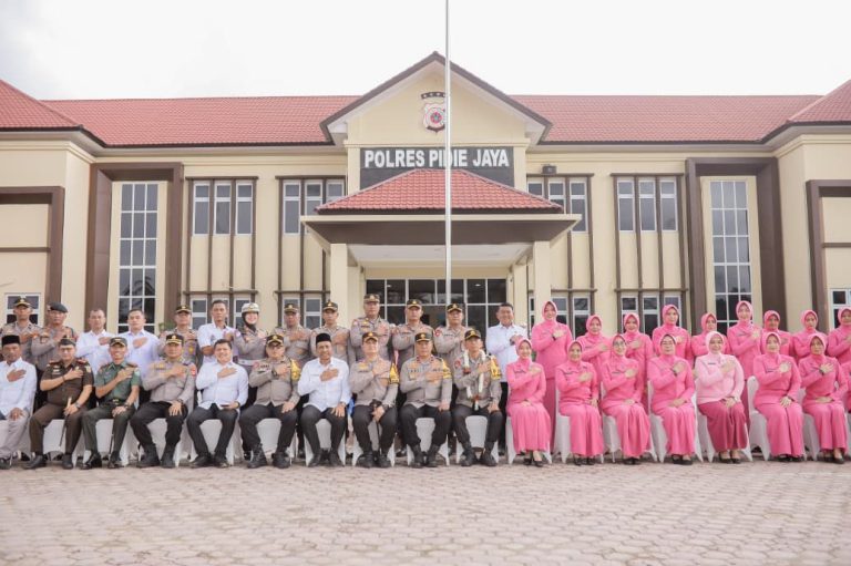 Kunker di Pidie Jaya, Kapolda Aceh Minta Jajarannya Tingkatkan Sinergi dan Ciptakan Rasa Aman