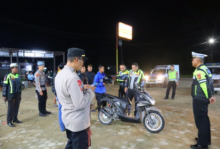 Operasi Zebra Siginjai 2025, Kapolres Perintahkan Personel Lakukan Patroli Antisipasi Balap Liar, Jaga Kondusivitas Tetap Aman